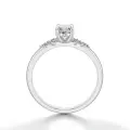 Pierścionek owalny diament białe złoto 0.60 ct. SBPZ_053